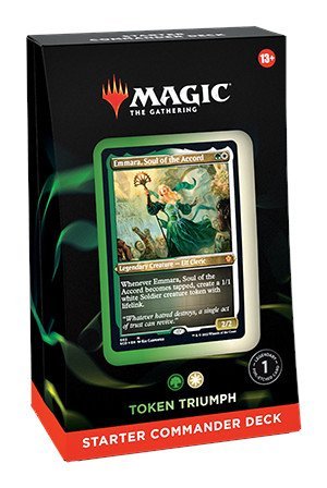 Magic the Gathering - Commander Starter Deck (Token Triumph) - 195166134536 - CrystalLotus.eu