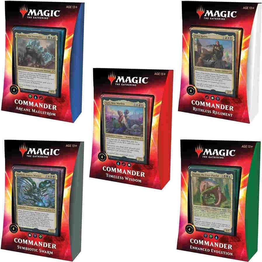 Magic the Gathering - Ikoria 2020 : Lair of Behemoths - Commander Set of 5 Decks - 630509943586 - CrystalLotus.eu