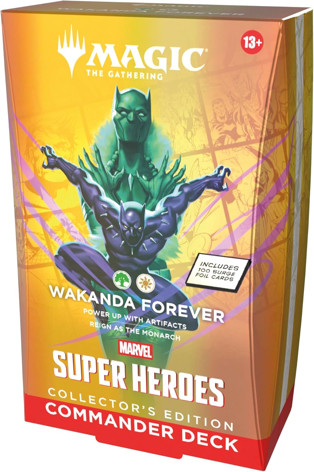 Magic The Gathering - Marvel Super Heroes Collector Commander Deck (Wakanda Forever) - 195166313085 - Crystal Lotus