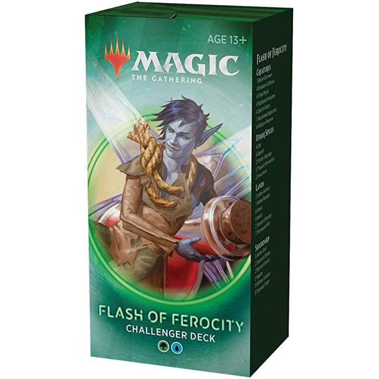 Magic the Gathering - Mtg Challenger Deck 2020 : Flash of Ferocity (UG) - 630509925612UG - CrystalLotus.eu