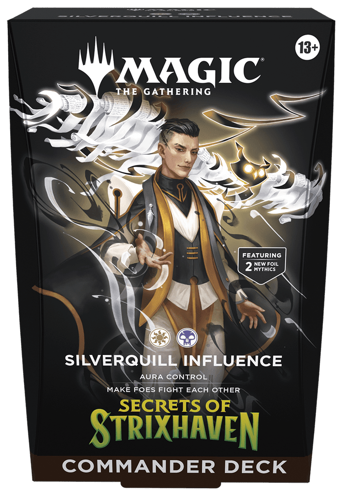 Magic the Gathering - Secrets of Strixhaven Commander Deck (Silverquill Influence) - 195166318035 - Crystal Lotus