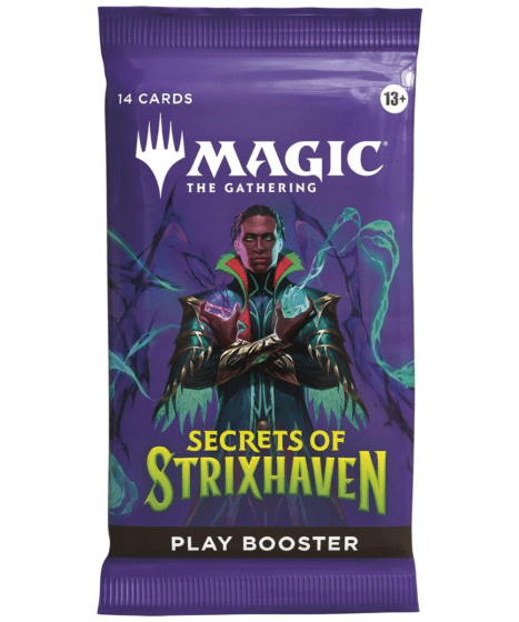 Magic the Gathering - Secrets of Strixhaven Play Booster Pack (Single Pack) - 195166316697 - Crystal Lotus