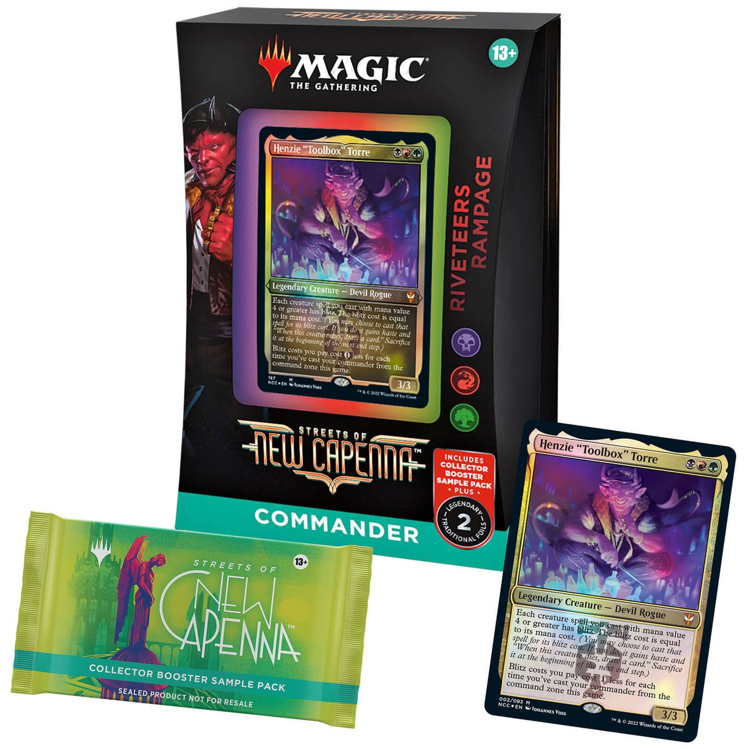 Magic the Gathering - Streets of New Capenna Commander Deck - Riveteers Rampage - 195166121468 - CrystalLotus.eu