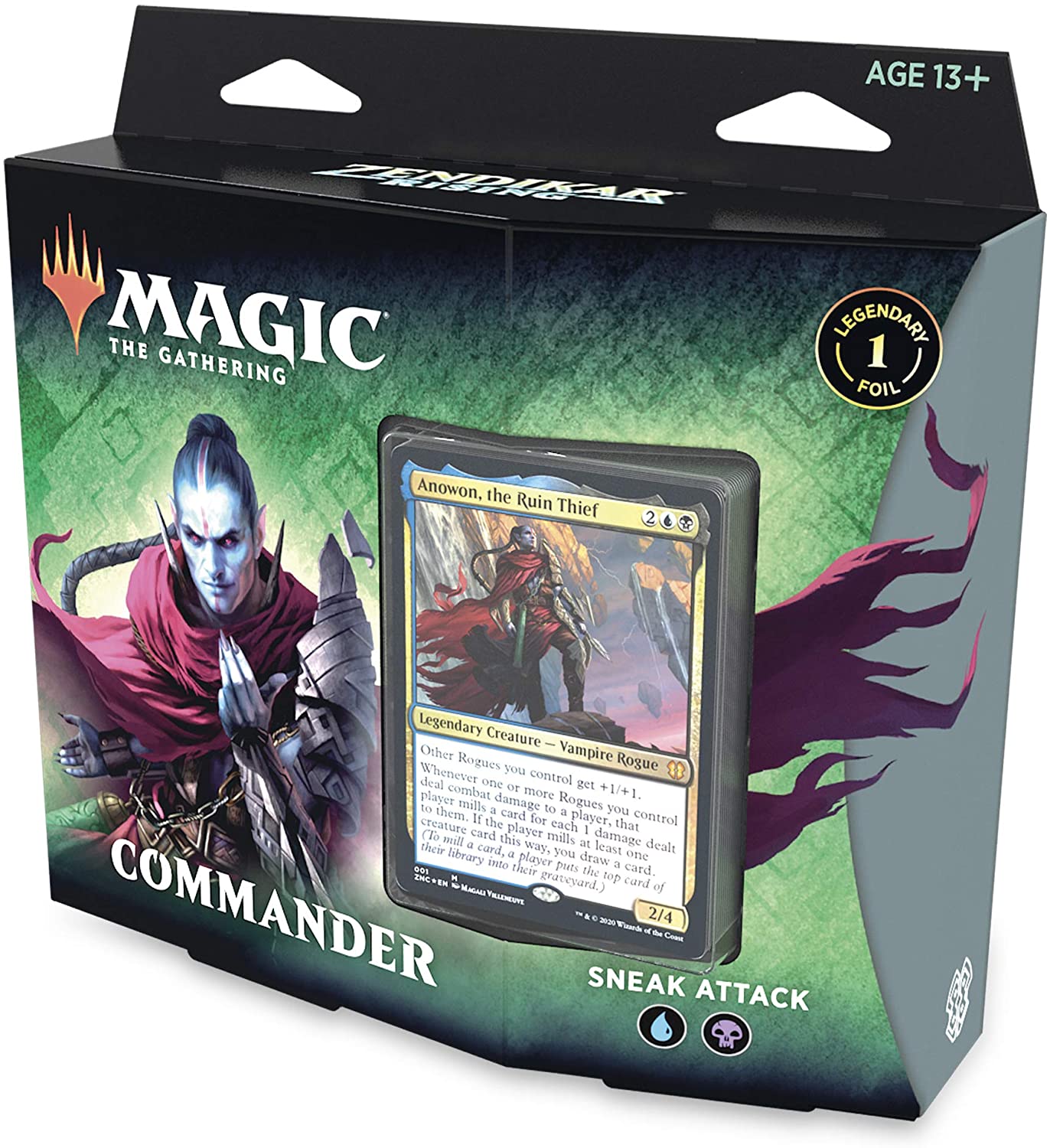 Magic the Gathering - Zendikar Rising Commander Deck : Sneak Attack - 630509925050 - CrystalLotus.eu