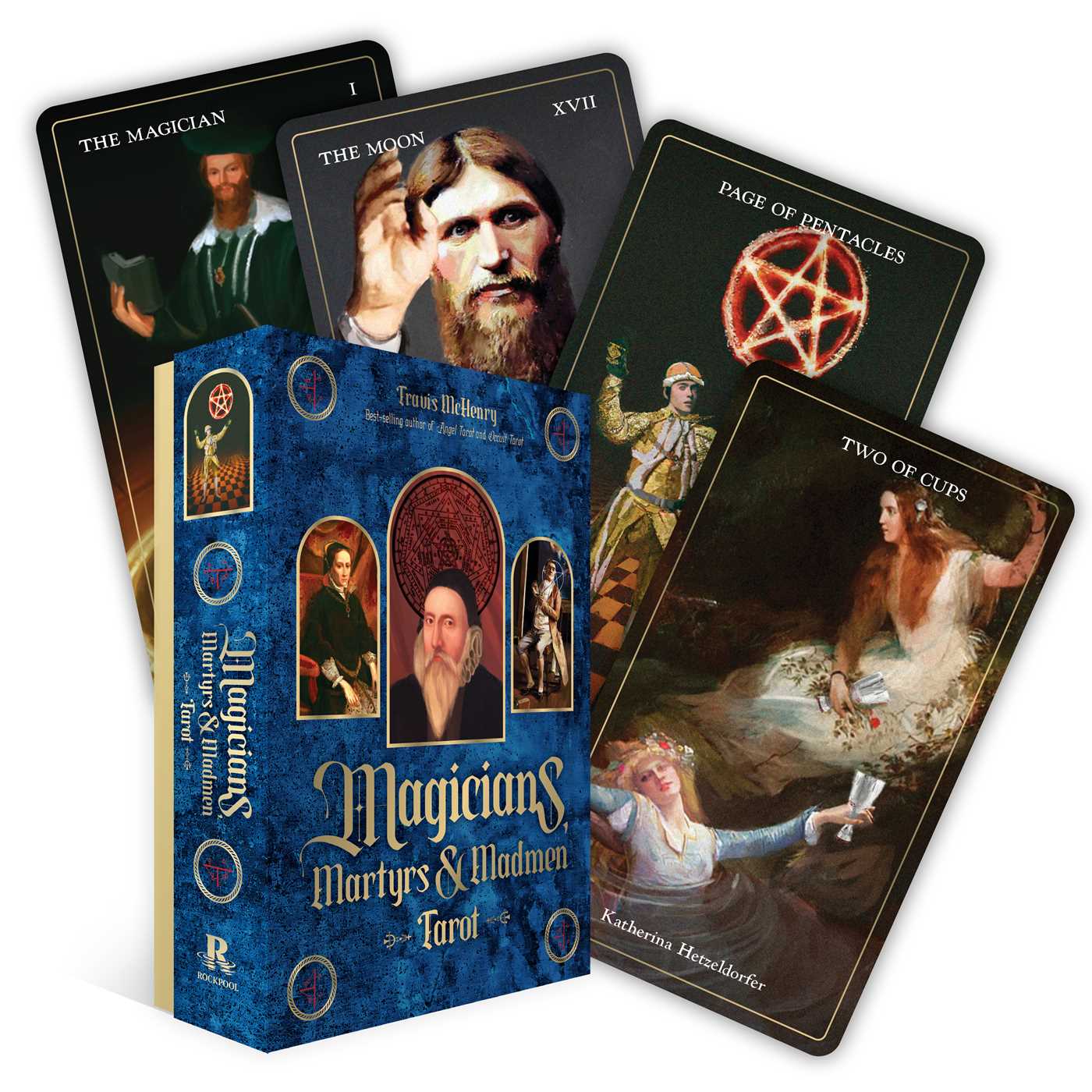 Magicians, Martyrs & Madmen Tarot Cards - 9781922785848 - CrystalLotus.eu