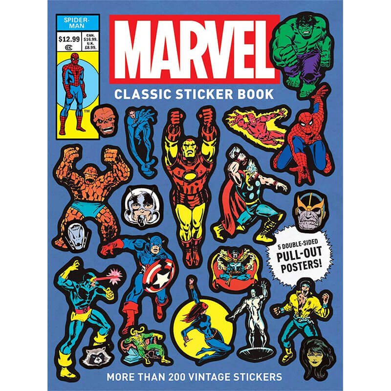 Marvel Classic Sticker Book (English Language) - 9781419743436 - CrystalLotus.eu