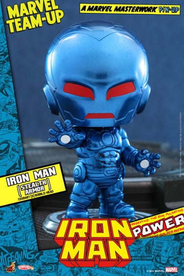 Marvel Comics Cosbaby (S) Mini Figure Iron Man (Stealth Armor) 10 cm - 4895228608260 - Crystal Lotus
