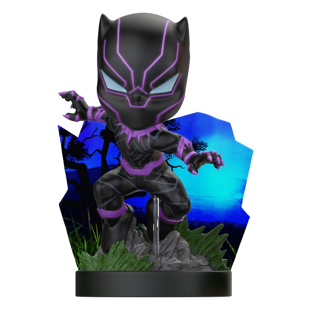 Marvel Superama Mini Diorama Black Panther (Kinetic Energy) SDCC Exclusive 10 cm - 850039772276 - CrystalLotus.eu