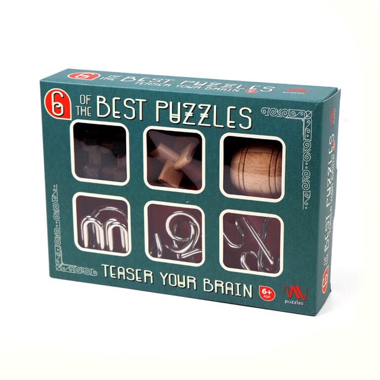 Mathv Games - Brain Teaser 6 of the Best Puzzles - 5213014251985 - Crystal Lotus