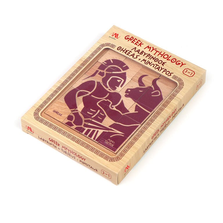 Mathv Games - Brain Teaser Greek Mythology: Labyrinth / Theseus & Minotaur - 5213014251954 - Crystal Lotus