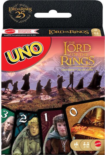 Mattel - UNO Lord of the Rings (Greek Version) (JMF13) - 194735375240 - Crystal Lotus