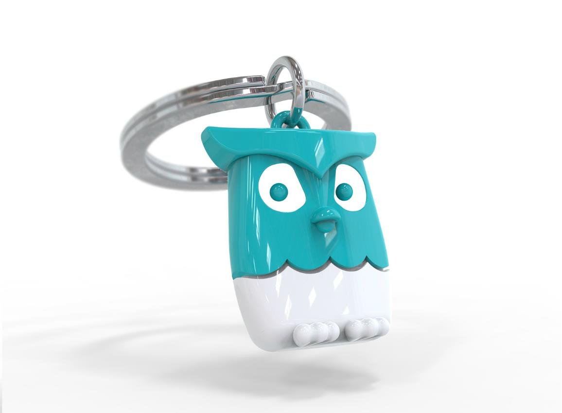 Metalmorphose Keychain - MTM064 - 05 - Owl Key Ring - 5404006034505 - Crystal Lotus