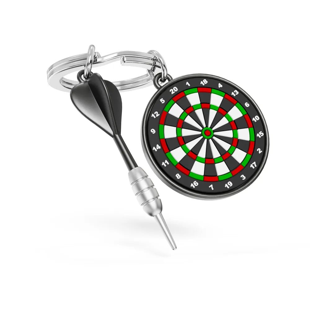 Metalmorphose Keychain - MTM383 - 01 - Sport Collection Dartboard & Arrow - 5404006068159 - Crystal Lotus