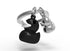 Metalmorphose Keychain - MTM925 - 02 - Duck Family Key Ring - 5404006036707 - Crystal Lotus