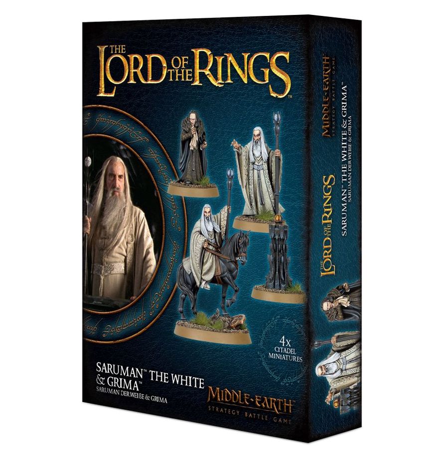 Middle - Earth Strategy Battle Game - Saruman the White & Gríma (30 - 49) - 5011921133130 - Crystal Lotus