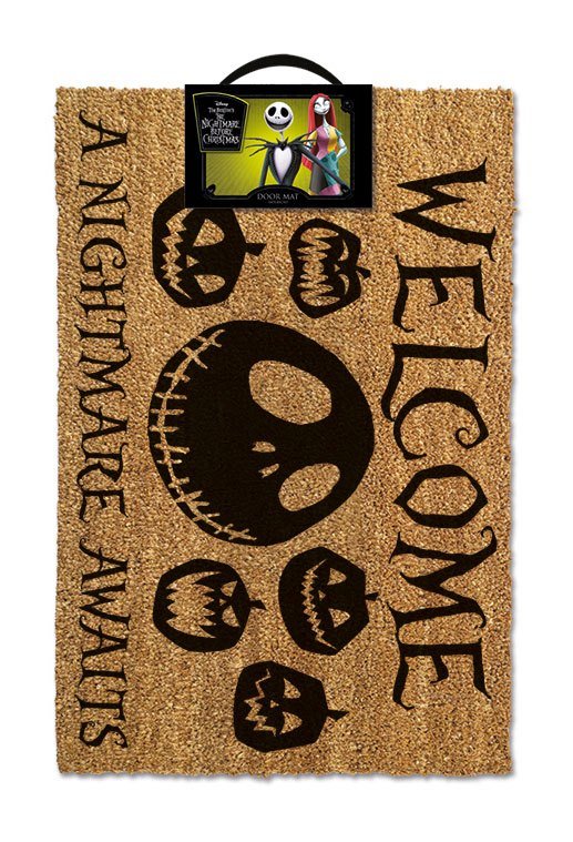Nightmare before Christmas Doormat A Nightmare Awaits 40 x 60 cm - 5050293852560 - CrystalLotus.eu