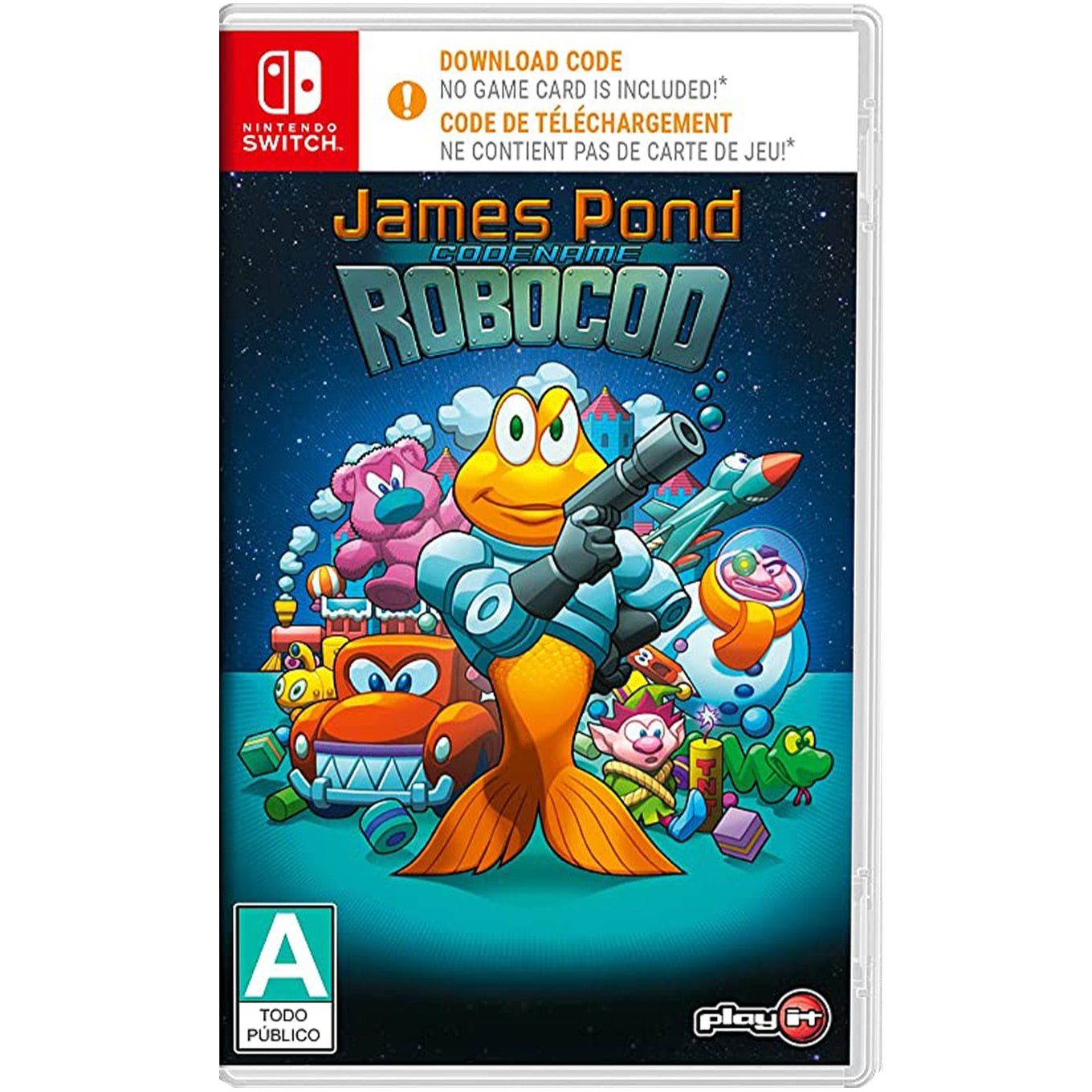 Nintendo Switch - James Pond 2 Operation Robocod (Code In A Box) - 5060057025390 - CrystalLotus.eu