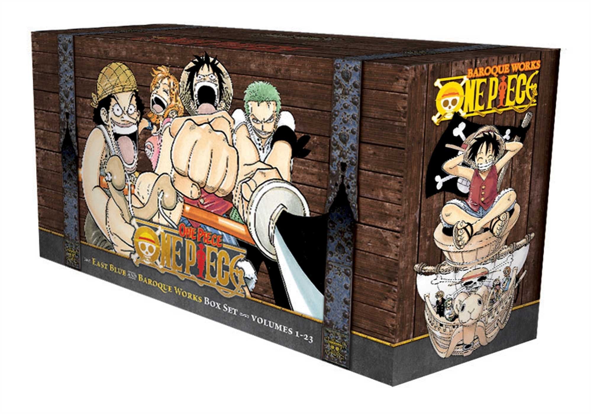 One Piece: East Blue and Baroque Works Arcs, Box Set Part 1, Volumes 1 - 23 (by Eiichiro Oda) - 9781421560748 - Crystal Lotus