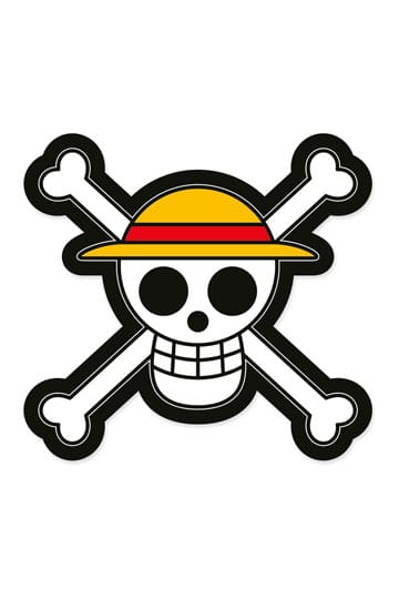 One Piece Pillow Jolly Roger 33 cm - 4006891990099 - Crystal Lotus