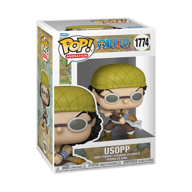 One Piece POP! Animation Vinyl Figures Usopp (Refresh) 9 cm - 889698803687 - Crystal Lotus