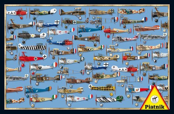 Piatnik (538049) - "WWI Dogfight" - 1000 pieces puzzle - 9001890538049 - CrystalLotus.eu
