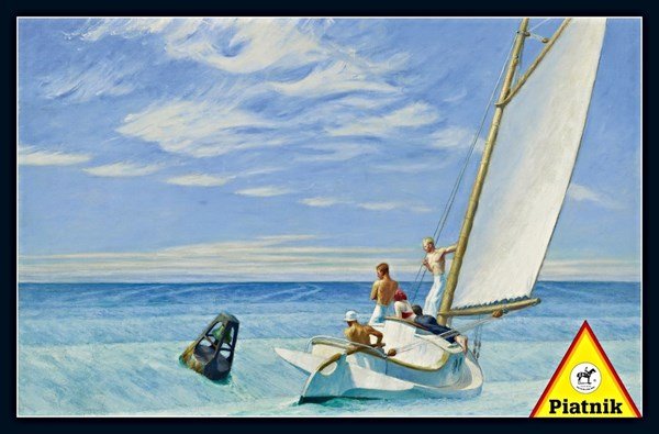Piatnik (538643) - Edward Hopper: "Ground Swell" - 1000 pieces puzzle - 9001890538643 - CrystalLotus.eu