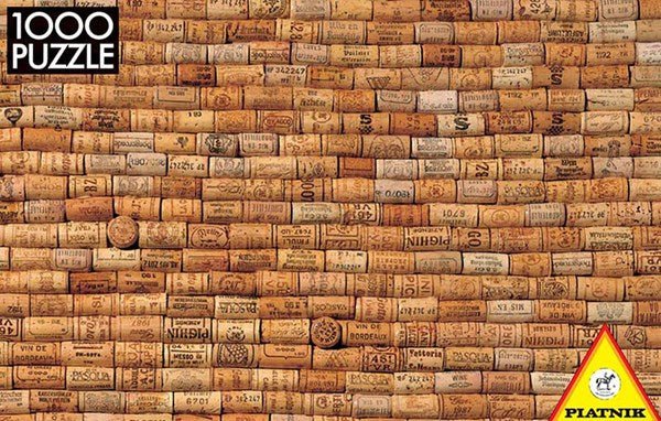 Piatnik (543647) - "Wine Corks" - 1000 pieces puzzle - 9001890543647 - CrystalLotus.eu