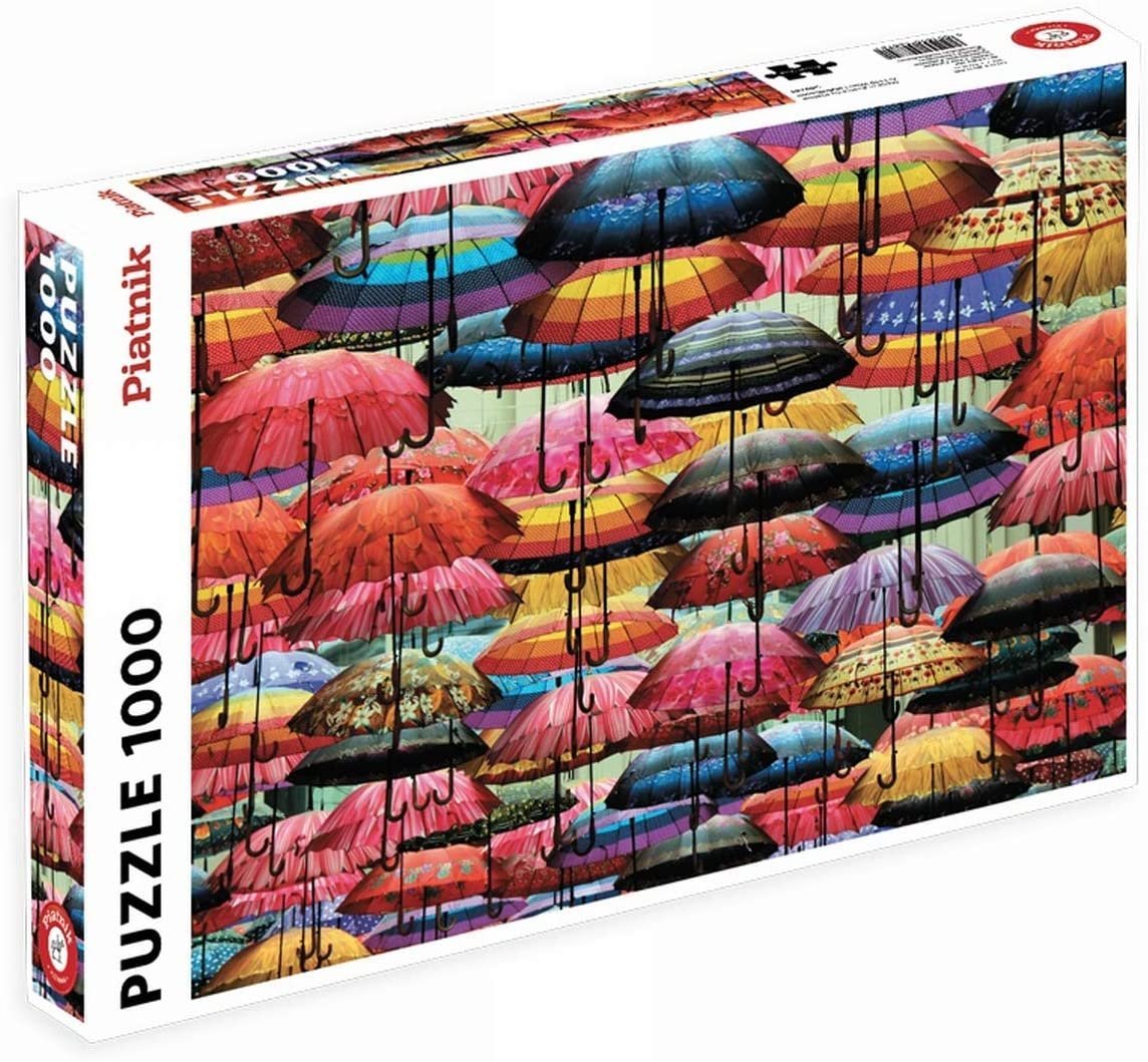 Piatnik (5487) - "Umbrellas" - 1000 pieces puzzle - 9001890548741 - CrystalLotus.eu
