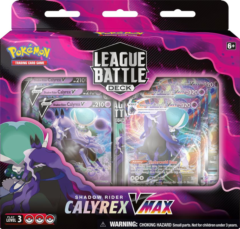 Pokemon - League Battle Deck Calyrex VMAX Shadow Rider - 0820650870422 - CrystalLotus.eu