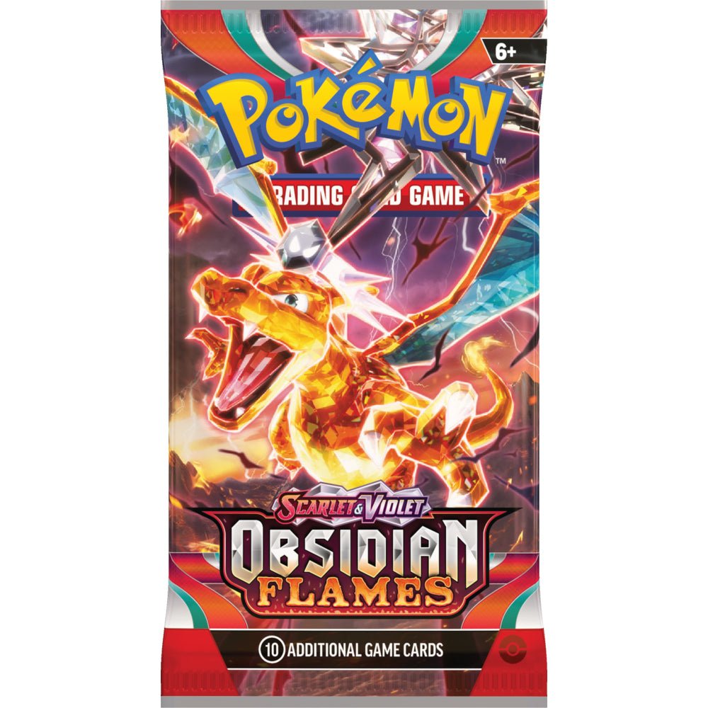 Pokemon - Scarlet & Violet: Obsidian Flames Booster Pack - 0820650853746 - CrystalLotus.eu