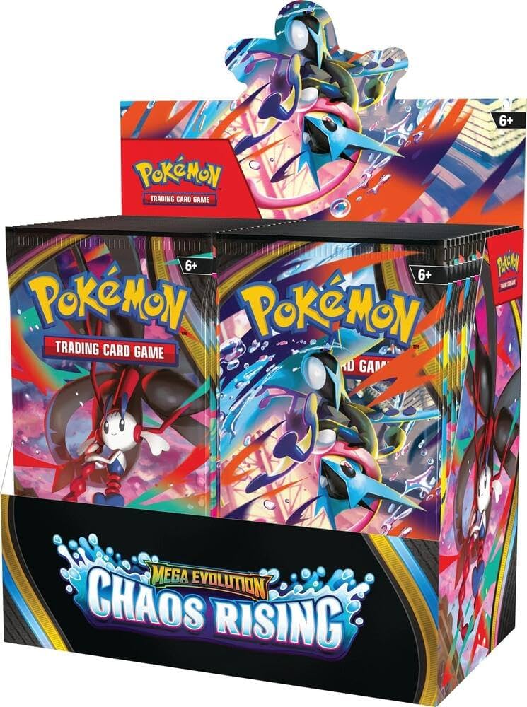 Pokemon TCG: Mega Evolution - Chaos Rising Booster Display (36 Packs) - 196214141049 - Crystal Lotus