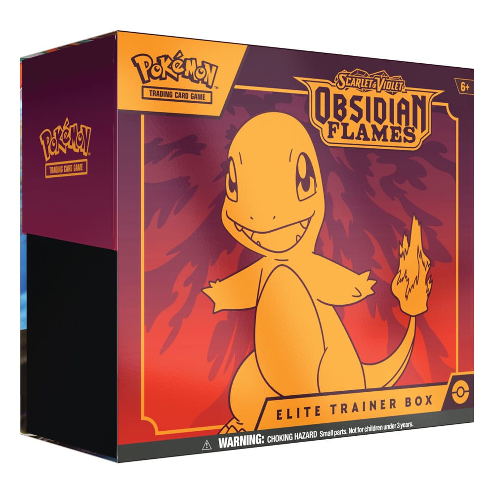 Pokémon TCG Scarlet & Violet 03 Obsidian Flames Elite Trainer Box - 820650853913 - CrystalLotus.eu