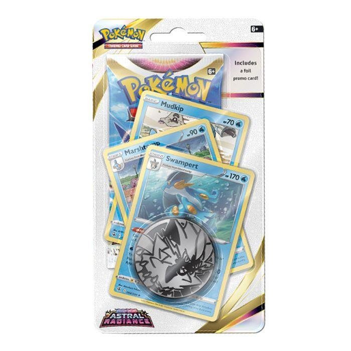 Pokemon TCG Sword & Shield Astral Radiance - Swampert Premium Checklane Blister - 820650850318 - CrystalLotus.eu