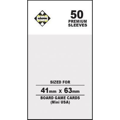 Premium Boardgame Sleeves 41x63mm 50pcs (Mini American) Crystal Lotus Premium Boardgame Sleeves 41x63mm 50pcs (Mini American) Crystal Lotus