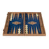Premium Handcrafted Walnut with Blue Oak Backgammon Set 48x60cm (by Manopoulos) - 5250000000061 - Crystal Lotus
