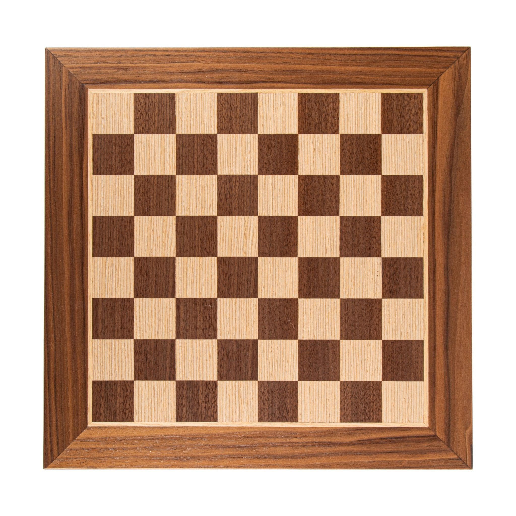 Premium Wooden Chessboard Walnut 50x50cm (by Manopoulos) - 5250000000017 - Crystal Lotus