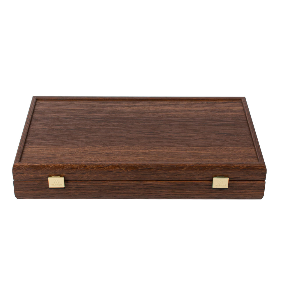 Luxury Poker Set in Dark Walnut Wooden Replica Handcrafted Case (by Manopoulos) (PXL20.300)