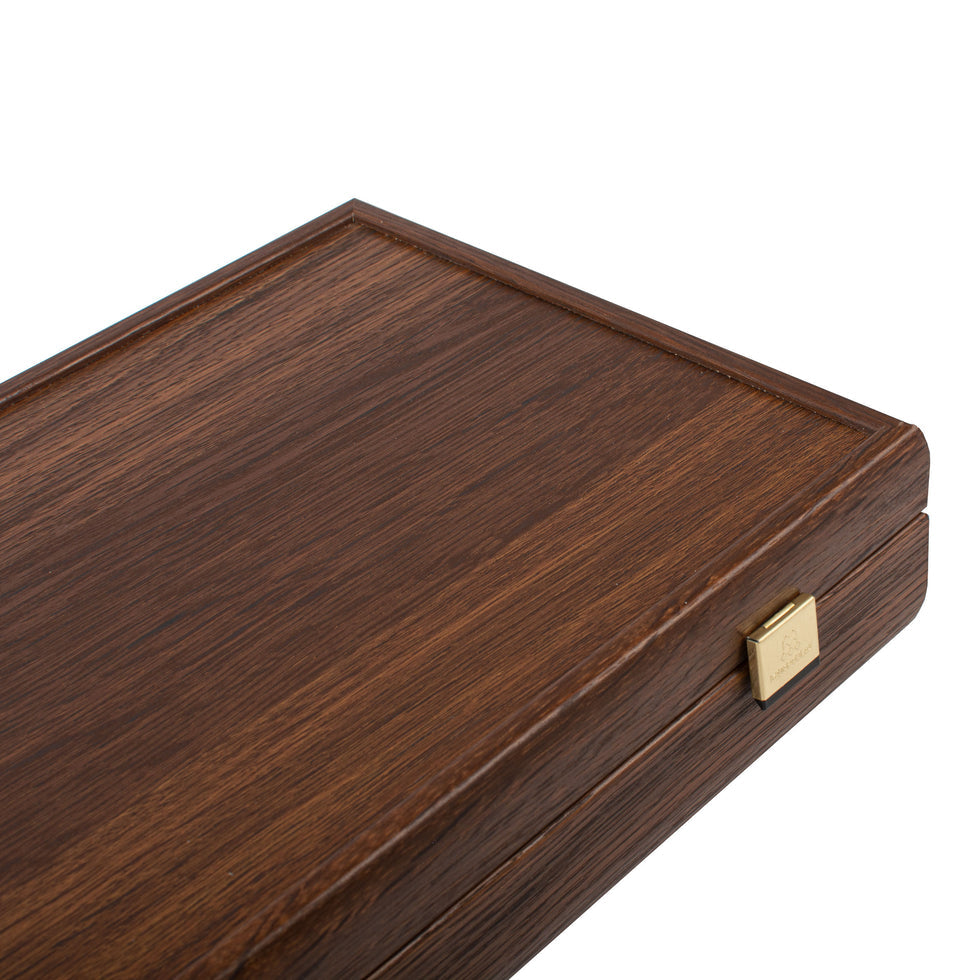 Luxury Poker Set in Dark Walnut Wooden Replica Handcrafted Case (by Manopoulos) (PXL20.300)