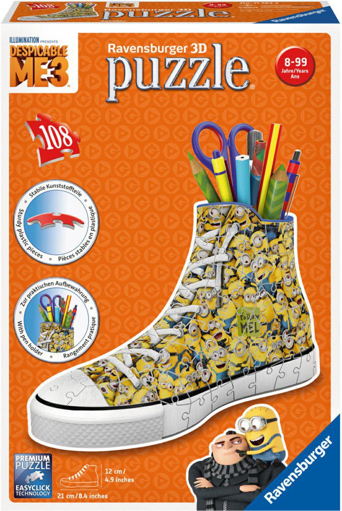 Ravensburger (11262) "Sneaker Minions" - 108 pieces puzzle - 4005556112623 - CrystalLotus.eu
