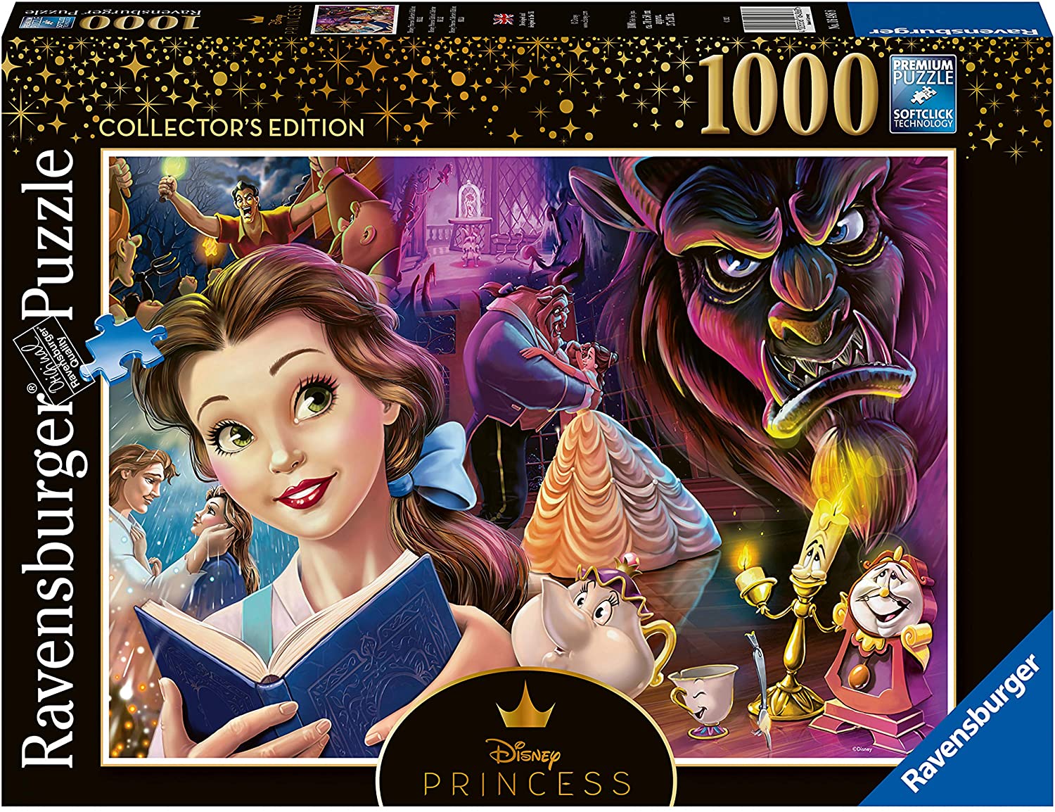 Ravensburger (16486) Disney Princess Heroines No.2 - Beauty & The Beast 1000 piece Jigsaw Puzzle - 4005556164868 - CrystalLotus.eu