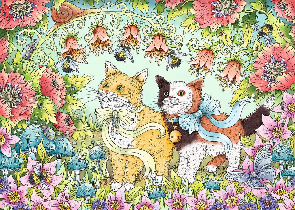 Ravensburger (16731) Challenge Puzzle - Cats 1000pc - 4005556167319 - CrystalLotus.eu