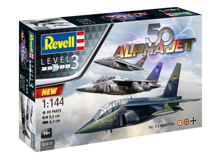 Revell 03810 50th Anniversary Alpha Jet - 4009803038100 - Crystal Lotus