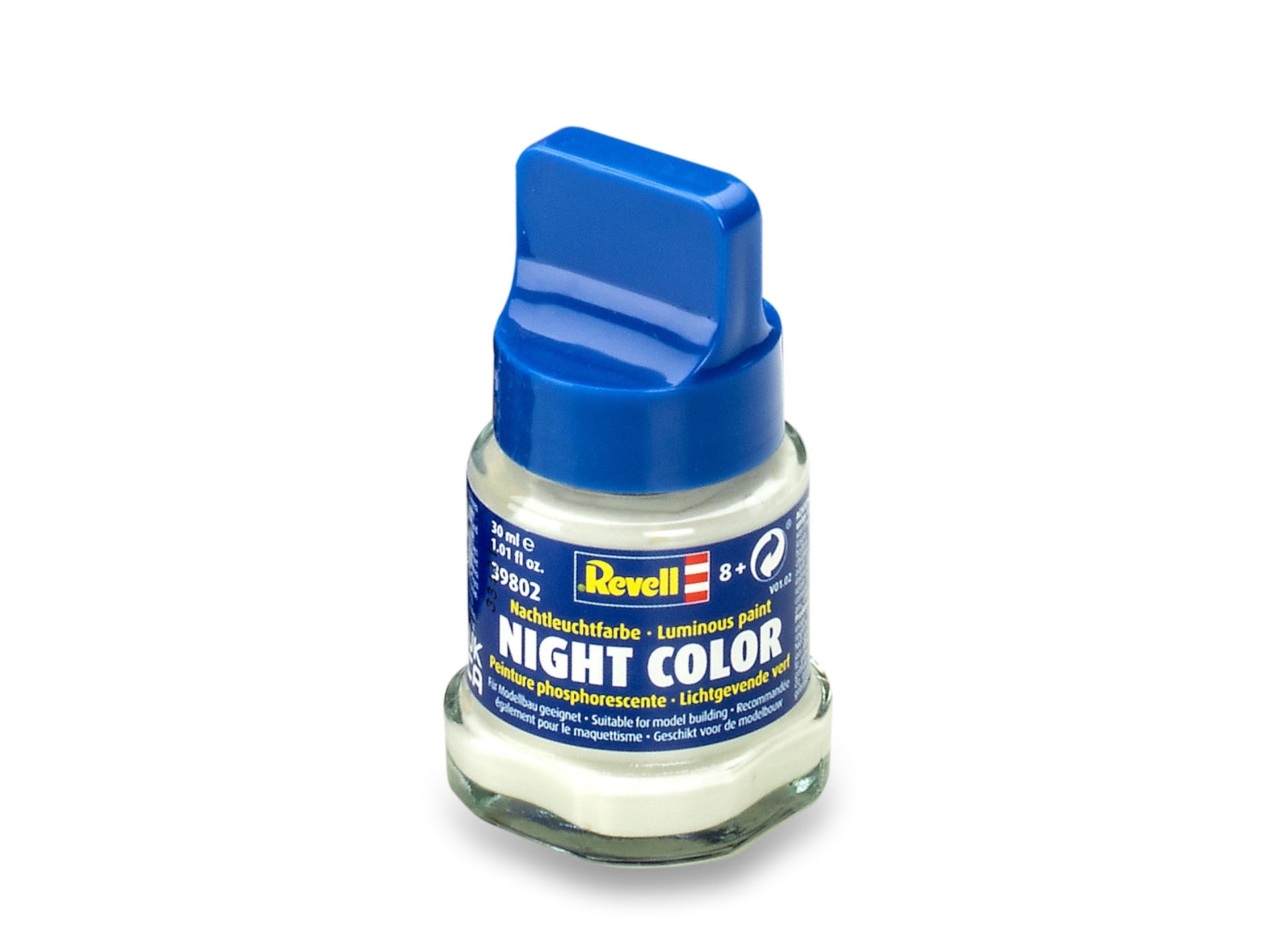 Revell 39802 "Night Color" Glow - In - The - Dark Paint (30ml) - 42021940 - CrystalLotus.eu