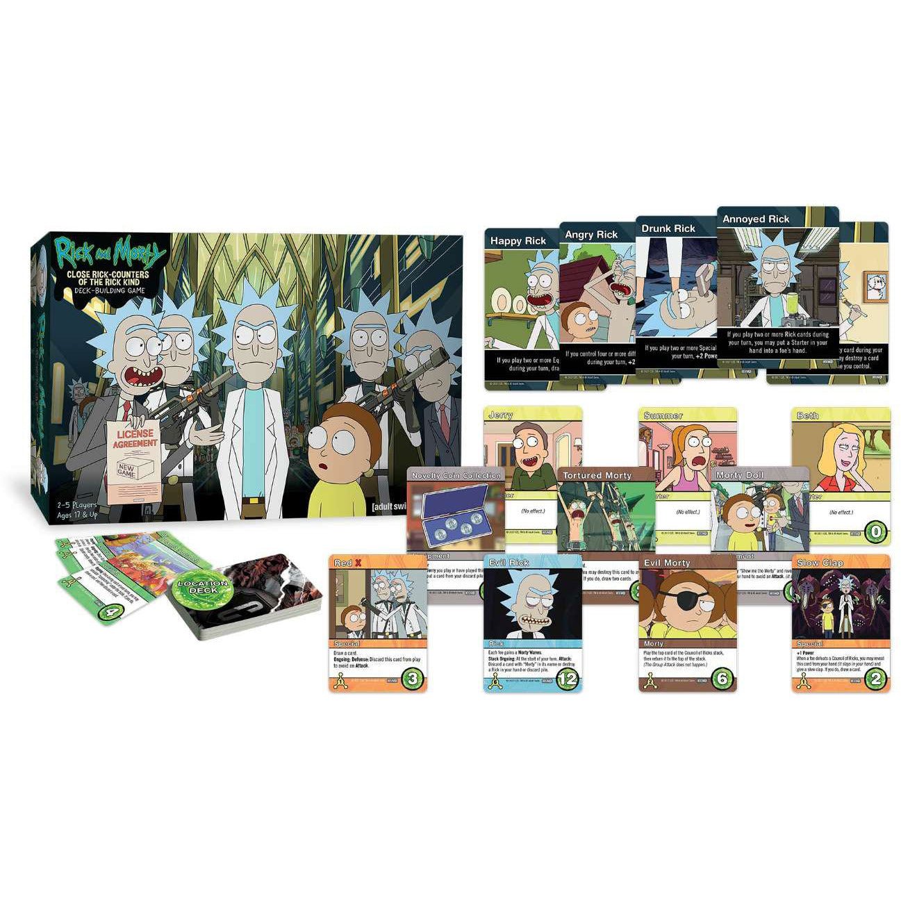 Rick and Morty Deck - Building Game Close Rick - Counters of the Rick Kind *English Version* - 814552025745 - CrystalLotus.eu