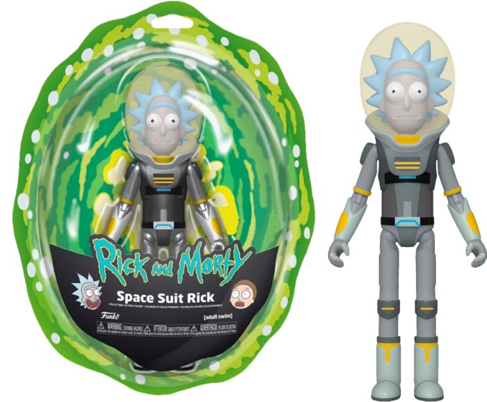 Rick & Morty Action Figure Space Suit Rick 10 cm - 889698445481 - CrystalLotus.eu