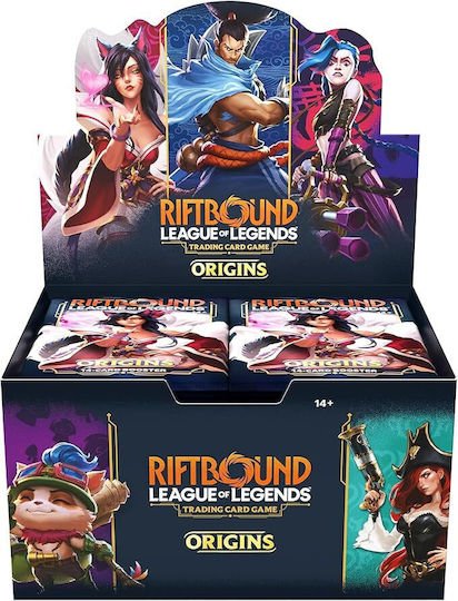 Riftbound: League of Legends TCG - Set One: Origins Booster Box (24 Packs) - 810155273248 - Crystal Lotus