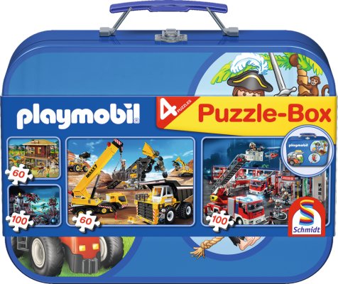 Schmidt 55599 Playmobil box 2x60 2x100 pcs - 4001504555993 - CrystalLotus.eu
