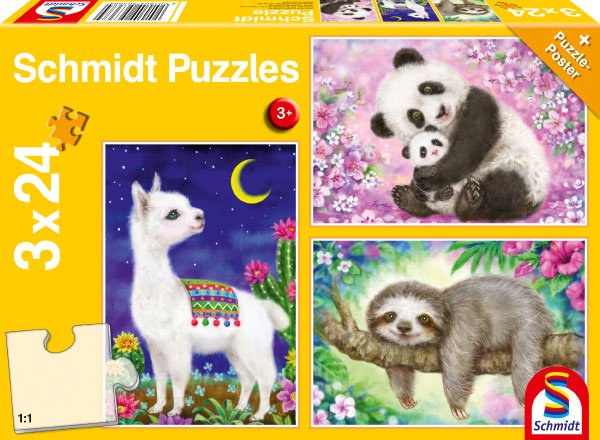 Schmidt 56368 Panda lama sloth - 4001504563684 - CrystalLotus.eu