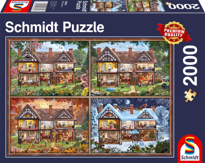 Schmidt 58345 House of four seasons 2000 pcs - 4001504583453 - CrystalLotus.eu