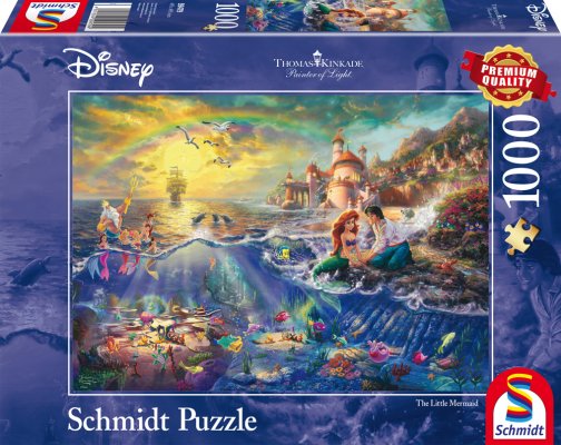 Schmidt 59479 Disney The Little Mermaid Ariel 1000 pcs - 4001504594794 - CrystalLotus.eu